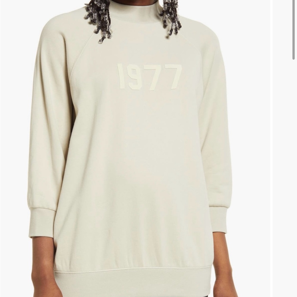 Fear of God Mock Neck Terry Pullover Small